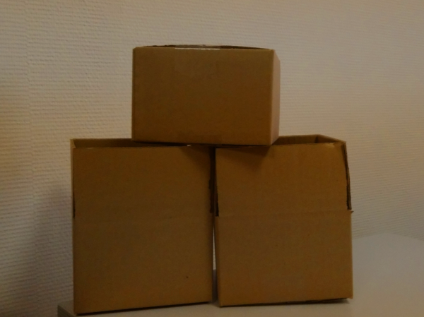 Коробка картонная 150*150*100 мм без ручек, короб из картона Т22 — фото 3